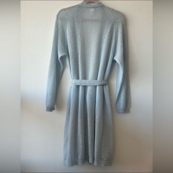 MaxMara Leisure Soft Blue Knitwear Wrap Cardigan in light blue - Picture 6 of 10